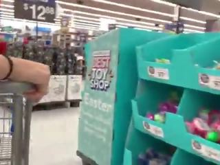 A Real Freak Recording a stupendous chick at Walmart -